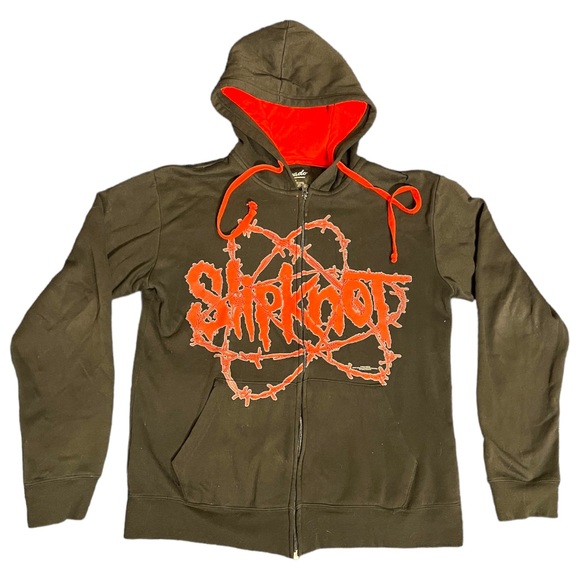 Bravado Shirts Slipknot Full Zip Up Hoodie Sweatshirt By Bravado